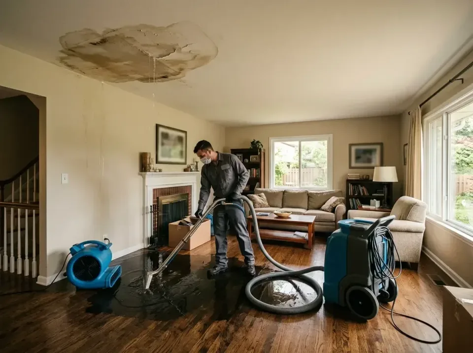 attic-pipe-burst-ceiling-drip-008 — frequently asked questions, Water Damage Restoration & Carpet Care in Mount Washington,…